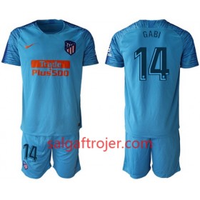 Atlético Madrid Fodboldtrøjer Gabi 14 Børn Udebanesæt 2018/19 Kort ærmer